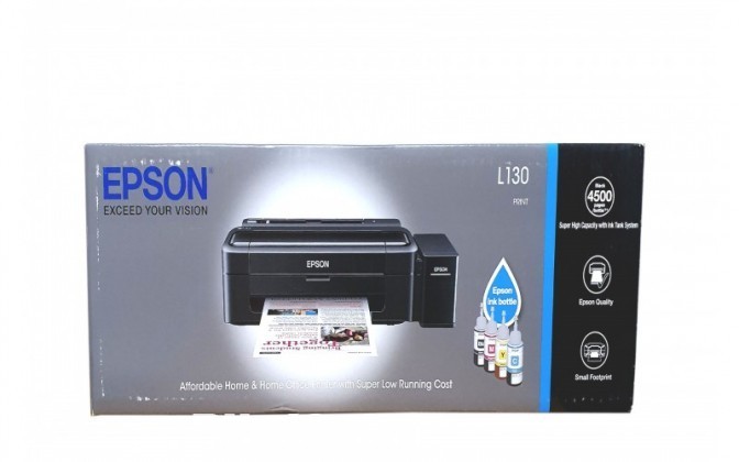 Epson L130 4Color Ink tank Ready Photo Printer